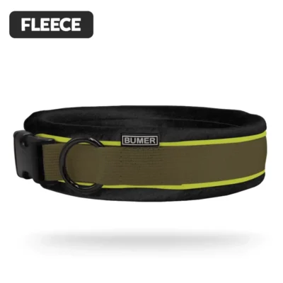 BUMER Hundehalsband, Steckhalsband, gepolstert, Fleece, komplett konfigurierbar