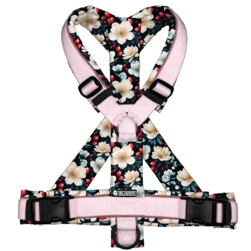 BUMER Hundegeschirr, BLUMENMOTIVE, (Softshell) (1)