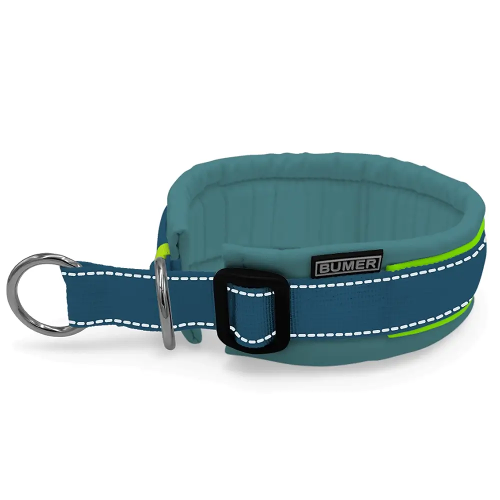 BUMER Zugstopp Softshell Halsband, gepolstert, Reflex