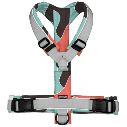 BUMER Hundegeschirr „AQUAFORMEN“ Modernes Softshell-Hundegeschirr „Aquaformen“, gepolstert, (Softshell), komplett konfigurierbar